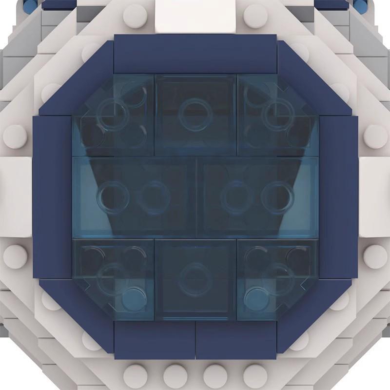 Space Commando Small Particles, Small Auxiliary Shuttle Domestic Building Block Assembly Toy Model