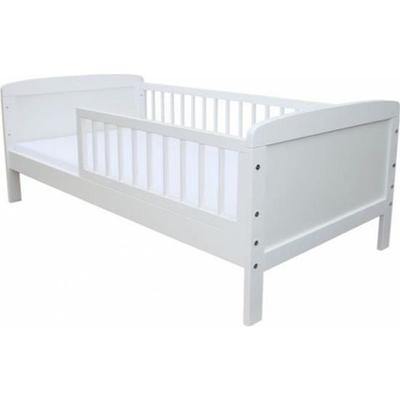 Children's Bed - White - 140x70cm - Slatted Base Included - 1 Place - Wood