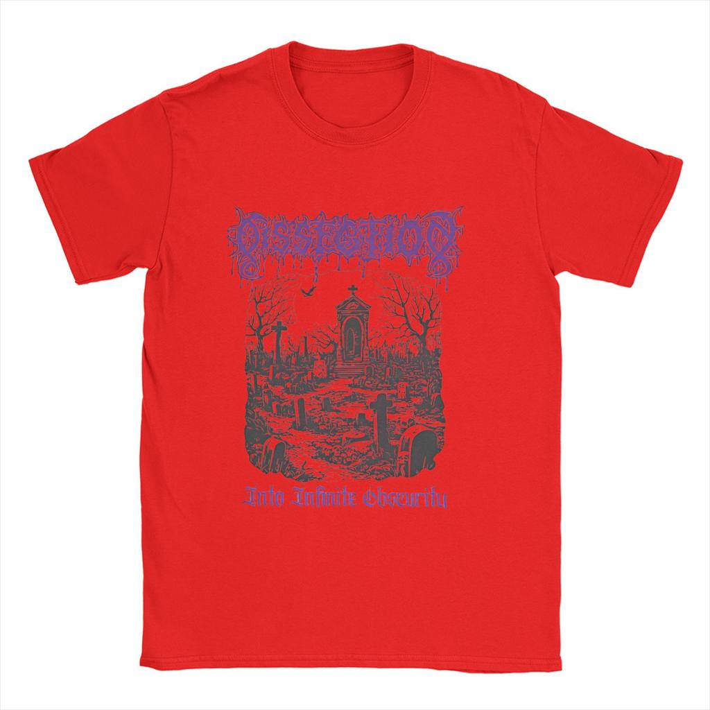 Dissection Band T-Shirt Summer Rock  Band Cotton T Shirts For Men Fashion Custom Logo Tshirt Short Sleeve Vintage Tees