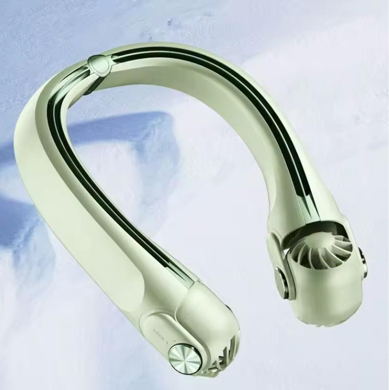 

Носимый шейный вентилятор Портативный кондиционер USB Перезаряжаемый Высокомощный Бесшумный Турбинный вентилятор Подходит для улицы