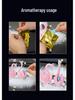 Swan Couple Rhinestone Perfume Ornament for Car Interior - Elegant Lady's Decoration