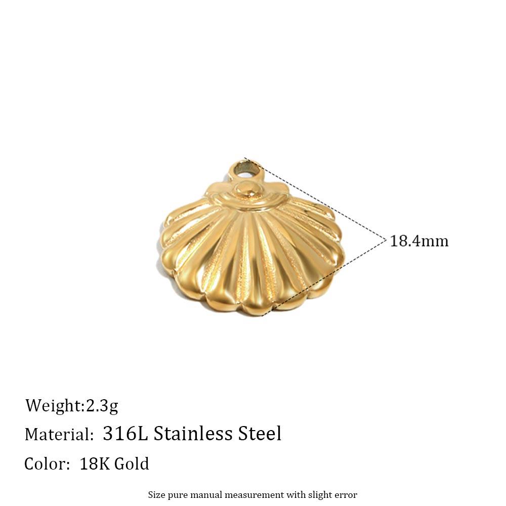 MamacitaSlay 316L Stainless Steel Threaded Sun Starfish Charms Earrings Necklace Bracelet DIY Pendant Waterproof Jewelry Gifts