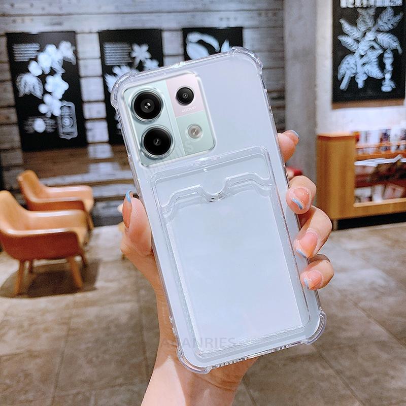 

Чехол-кошелек с держателем для карт для Xiaomi Redmi Note 13 12 11 Pro 10 12s 11s 10s 9 Mi 12T 13T Poco X6 X5 X3 NFC Прозрачный чехол Redmi Note 10 Pro