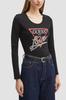 Guess Czarny Damski Longsleeve Love Tee M