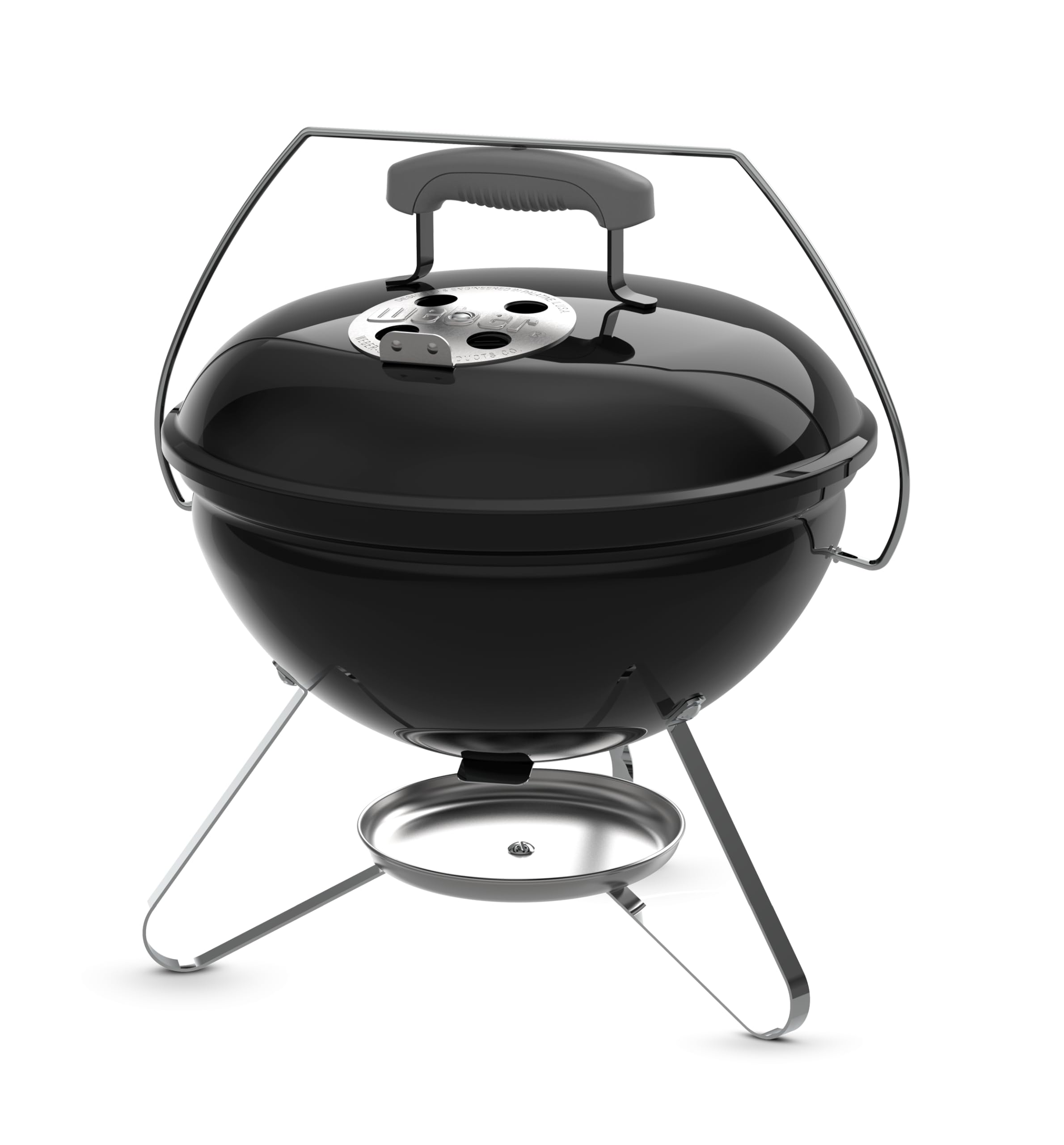 Weber Smokey Joe BBQ 37см Кемпинговый Очаг Человек 1501695 [Эксклюзив Amazon] Гриль, Диаметр, Черный, Чаша, Вместимость 4-6, [10-летняя гарантия] чёрный