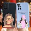 Case For Redmi 10 2022 Stylish Girl Flower Painted Cover For Xiaomi Redmi 10 Coque Fundas Redmi10 4G Soft Silicone Bumper