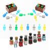 Non-Toxic 10Pcs/Set Moc Accessories Perfume Wine Bottle Glass Bottles Educational Toys For Children Model Building Blocks Kids Gifts Parts