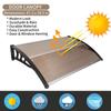 Modern Awning Window Outdoor Patio Gazebos Front Door Canopy Sun Shelter Poly Carbonate Cover Window Eaves Anti UV Rain Cover