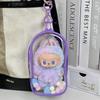 Transparent Protector Case Display Bag for 15/17cm Ropa Labubu Storage Bag Doll Outfit Accessories