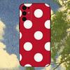Polka Dots Art Phone Case For Samsung S25,S24,S21,S22,S23,S30,Ultra,S20,Plus,Fe,Lite,Note,10,9,5G Black Cover