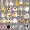 51 Guinea Pig Graffiti Stickers Personalized Cartoon Cute Animal Decoration Mobile Phone Case Water Cup Hand Ledger Stickers