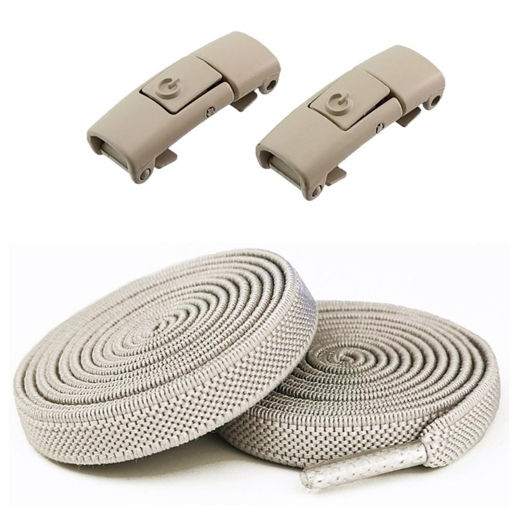 New Flat 8MM No Tie Shoe Laces Widened Design Colorful Press Lock Shoelaces Elastic Laces Adult
