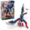 LEGO Captain America Action Figure 76296 359 Pieces Toy Playset Birthday Gift Poseable Kids Boys Girls 8 9 10 Years Old