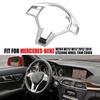 For 2012-2014 Mercedes Benz W176 W204 W212 Steering Wheel Trim Cover AMG Silver