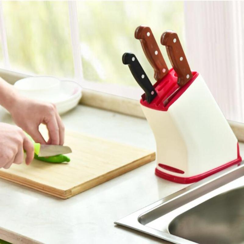 1 Stück Multifunktionaler Küchenmesserhalter, Messeraufbewahrungsständer Organizer für Scheren und Obstmesser Küche
