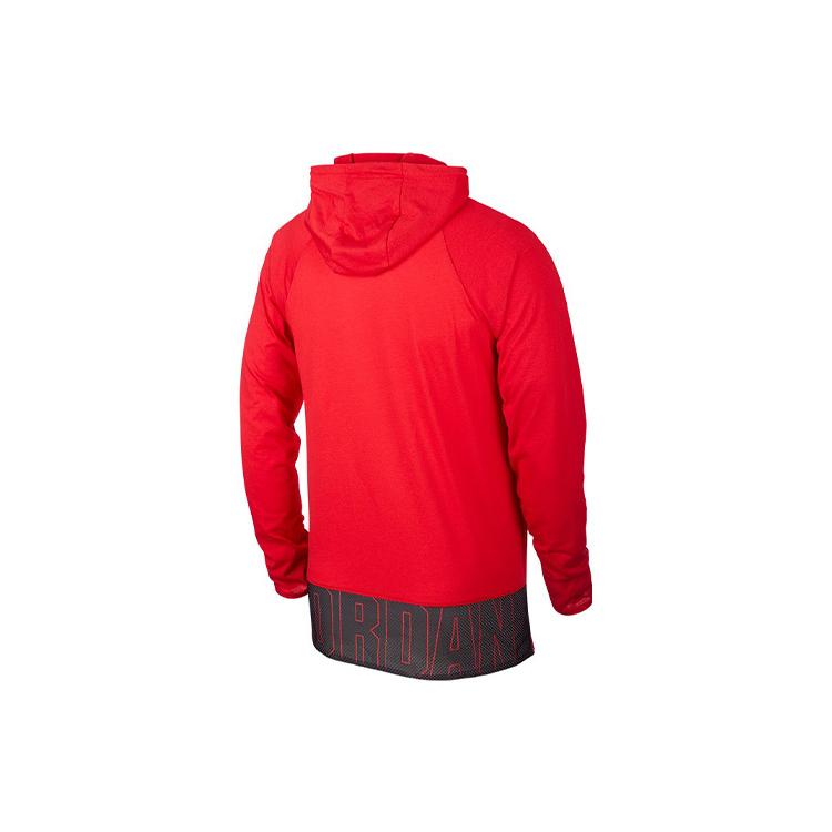 Jordan Sweatshirts Men's Red Hooded Moderate Regular CD5188-687