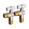 Brass Inlet Ball Valves Bathroom Kitchen Sink Stop Valve  For Gas Water Heater Toilet Faucet