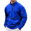 Men  Leisure  Hooded Hood  Standing Collar  Zipper  Hoodie