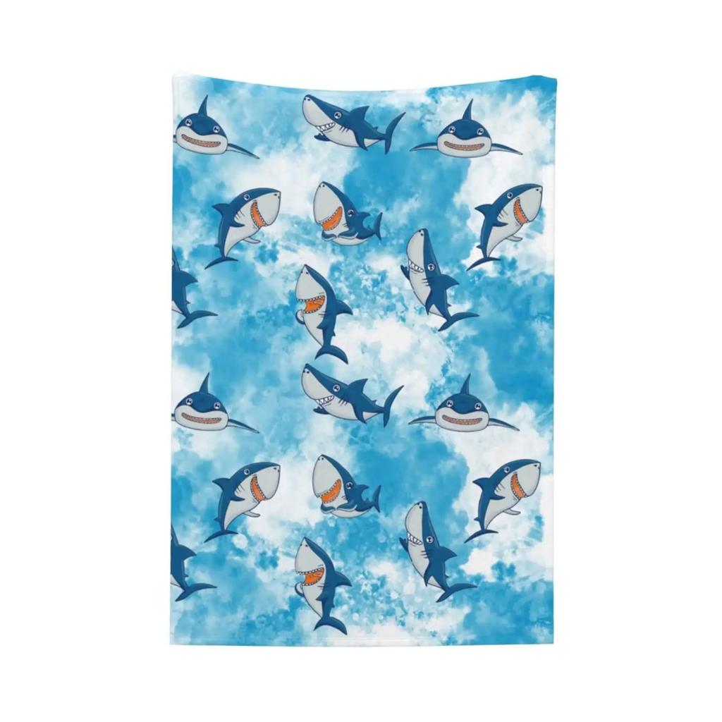 Blanket Shark Blankets Fleece Throw Blanket Ultra Soft Flannel Bed Blanket Warm Fuzzy Plush Blanket 50"X40"