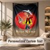 Tapestry Custom Name Text, Wall Hanging Tapestry Home Room DecorLucky Luke