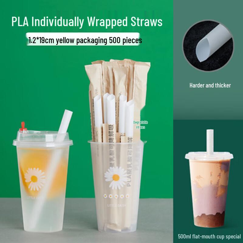 

Одноразовые PLA трубочки для бабл-ти Homeglen