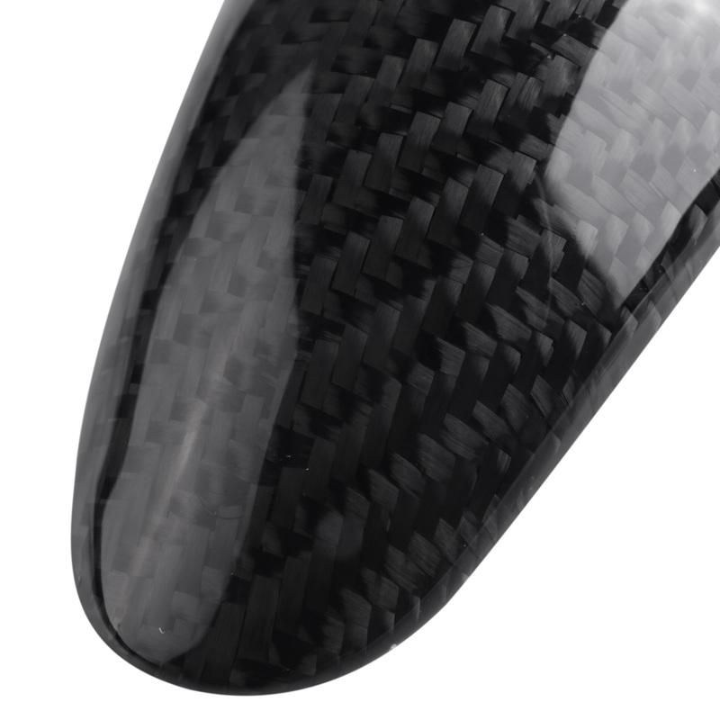Durable-Real Carbon Fiber Gear Shift Knob Cover Replacement For BMW M2 M3 M5 M6 F87 F80 F82 F83 F10 F12 F13 F06