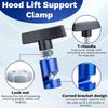 2 PCS Car Hood Prop Struts Clamp, Hood Strut Clamp, Car Lift Support Retaining Clip, 0.43 Inch Hood Lift Support Clip For Car, Automotive Tools For