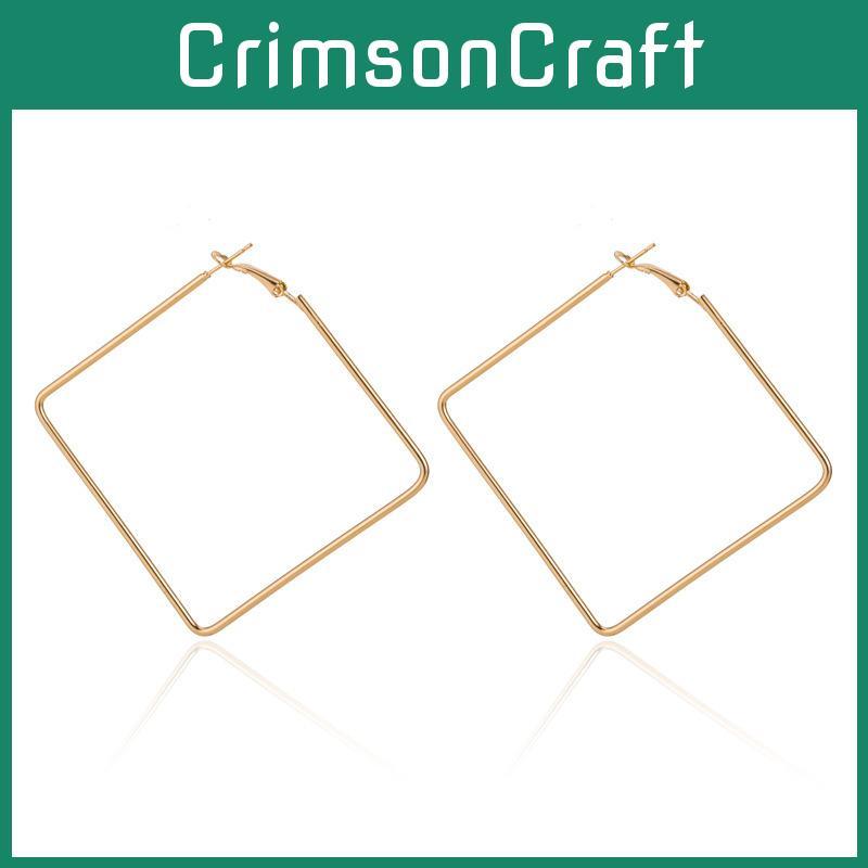 Geometric Design Chic Alloy Earrings Fashionable And Modern Jewelry Statement