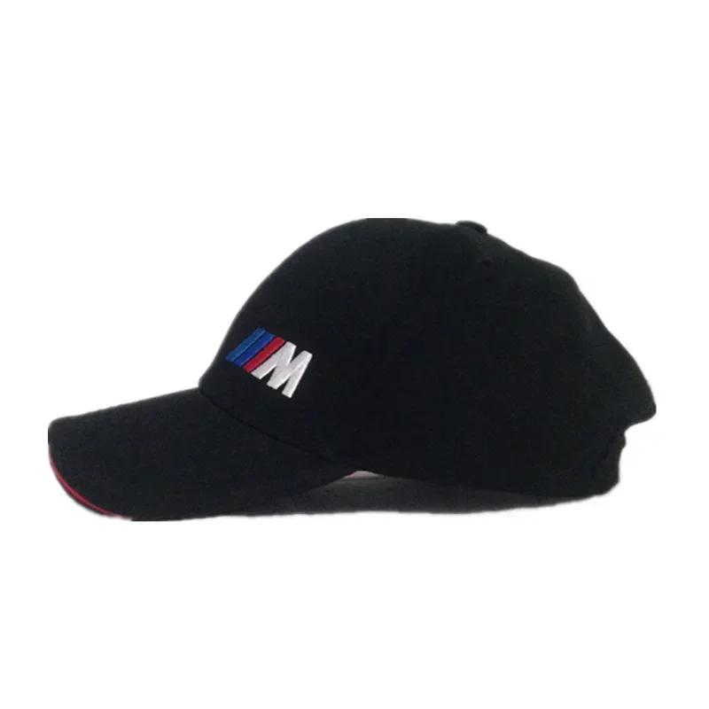 For BMW 1pcs Baseball cap Car M badge emblem sports hat For bmw M Sticker X1 X3 X4 X5 X6 X7 e46 e90 f20 e60 e39 f10 f30 Car acce
