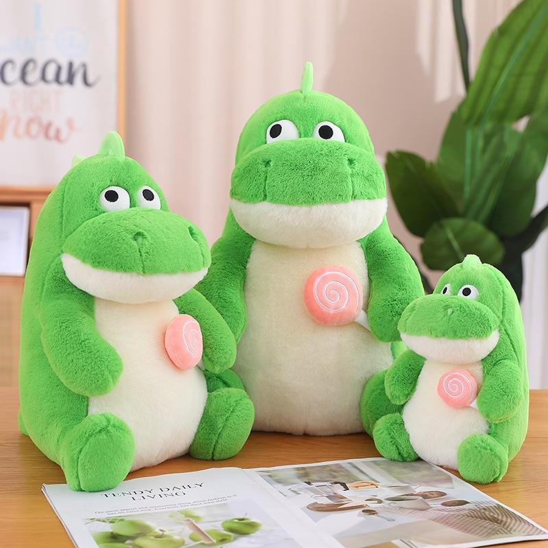 Adorable Dinosaur Lollipop Plush Toy With Pp Cotton Filling