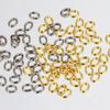 100Pcs 300Pcs Stainless Steel Strong Oval Open Jump Rings Split Ring Connector for DIY Bracelet Necklace Jewelry Making Findings