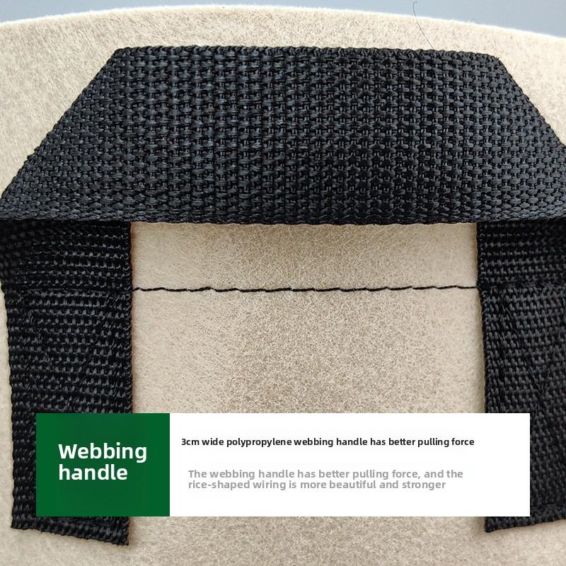 Thickened felt planting bag growing bags Meizhi bag cloth gallon bag non-woven tree planting bag
