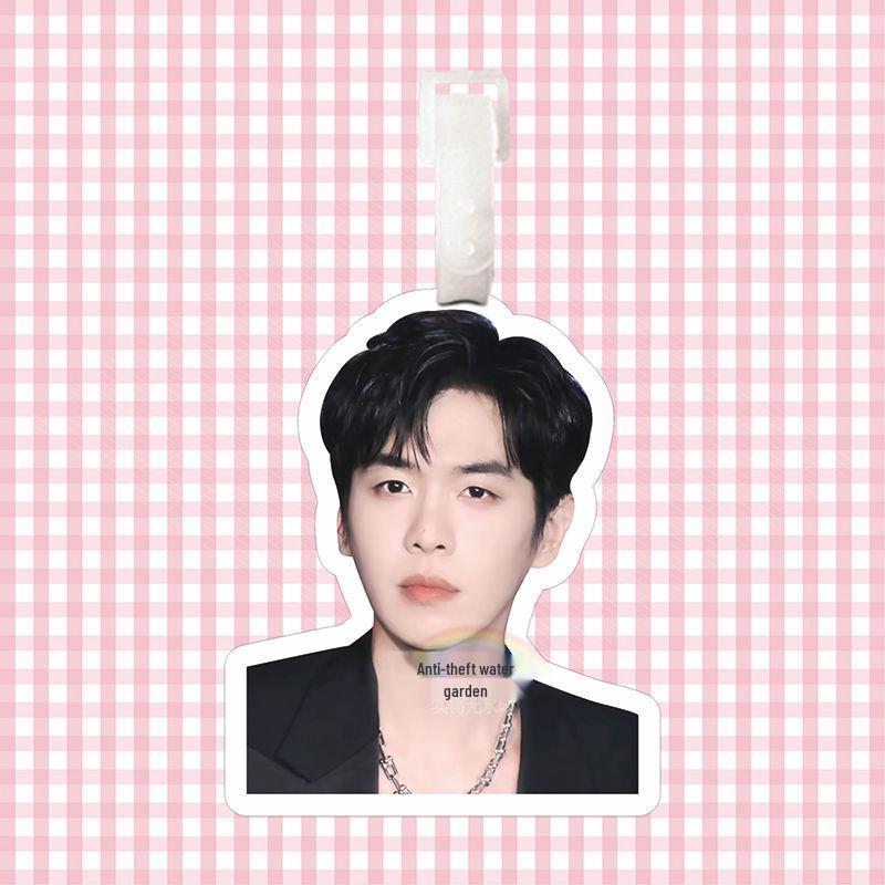 Zhang Ruoyun Cute Luggage Tag & Backpack Pendant - Anti-Lost Travel Case & Keychain Ornament with Support Lanyard Gift.