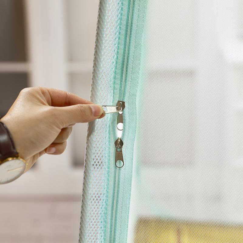 Summer Folding Mosquito Net Raising Height Mongolian Yurt Nets Purple Mesh Mosquito Netting Curtain Mosquito Net