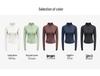Women's Slim-Fit Stand-Up Collar Yoga Jacket - Long Sleeve, High-Elastic, Zipper Cardigan for Outdoor and Fitness Activities