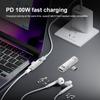 2 in 1 USB Type C To 3.5mm Headphone and Charger Adapter PD 100W USB C Splitter Earphone Splitter for Xiaomi Huawei iPhone 15 16
