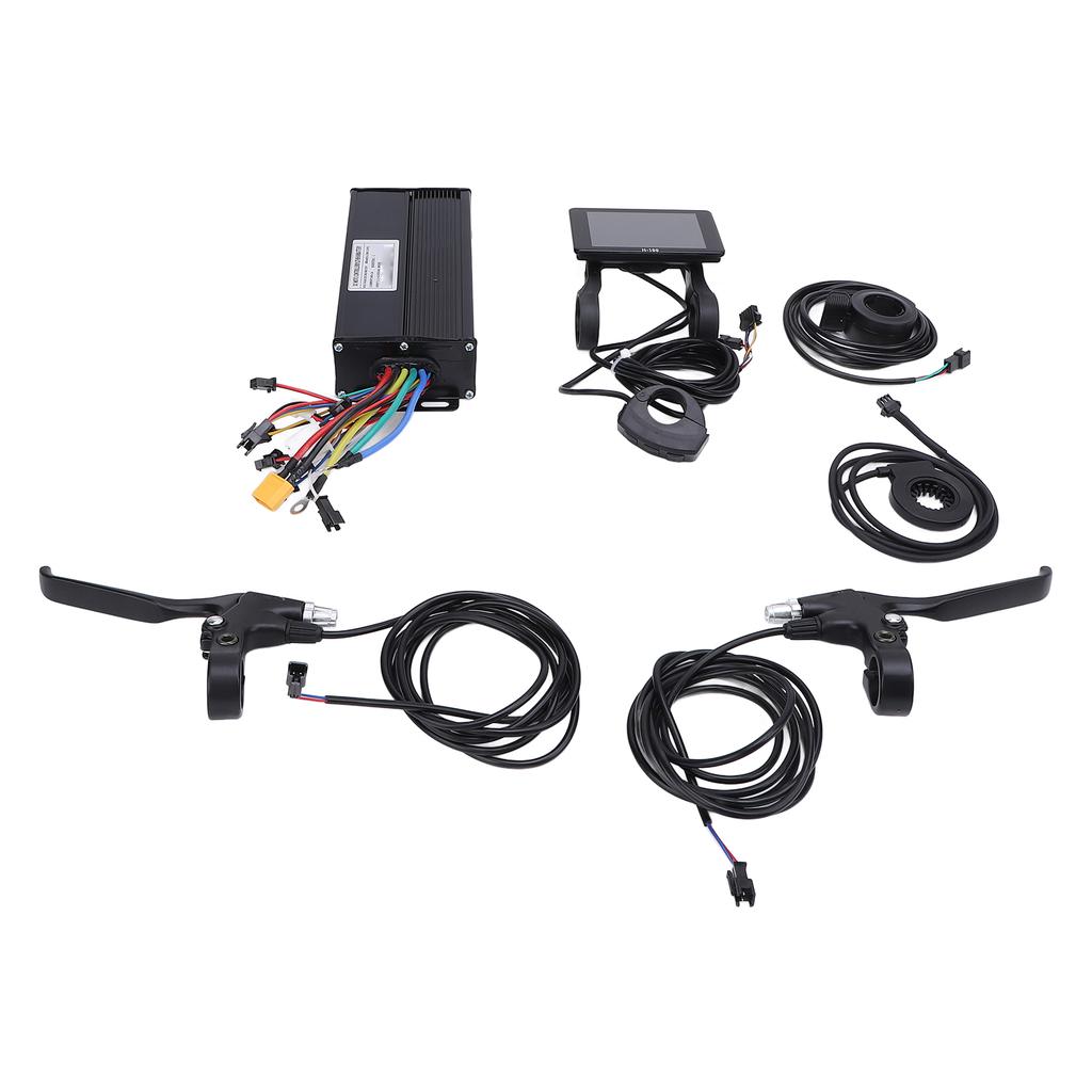 Electric Cycling Controller Kit 40A 36V 48V 52V H 100 Display 3 Mode Brushless Motor Speed Controller Kit