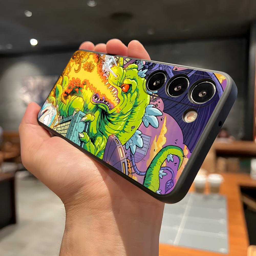 

Movie R-Rugrats Cartoon R-ReptarS Phone Case For Samsung A56 A36 A26 A16 A15 A25 A35 A55 A14 A34 A24 A54 Black Soft Shell Samsung A56