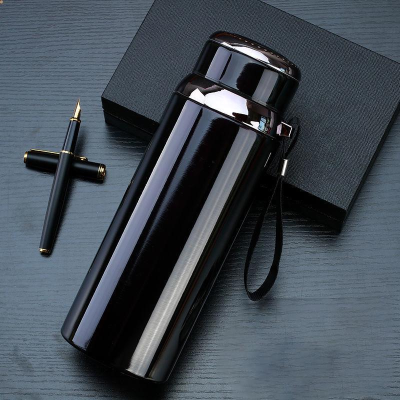 1000/800/600ml Thermos Cup Vacuum Flask 316 Stainless Steel Large Capacity Tea Cup Thermos Water Bottles Thermoses DIY Lettering