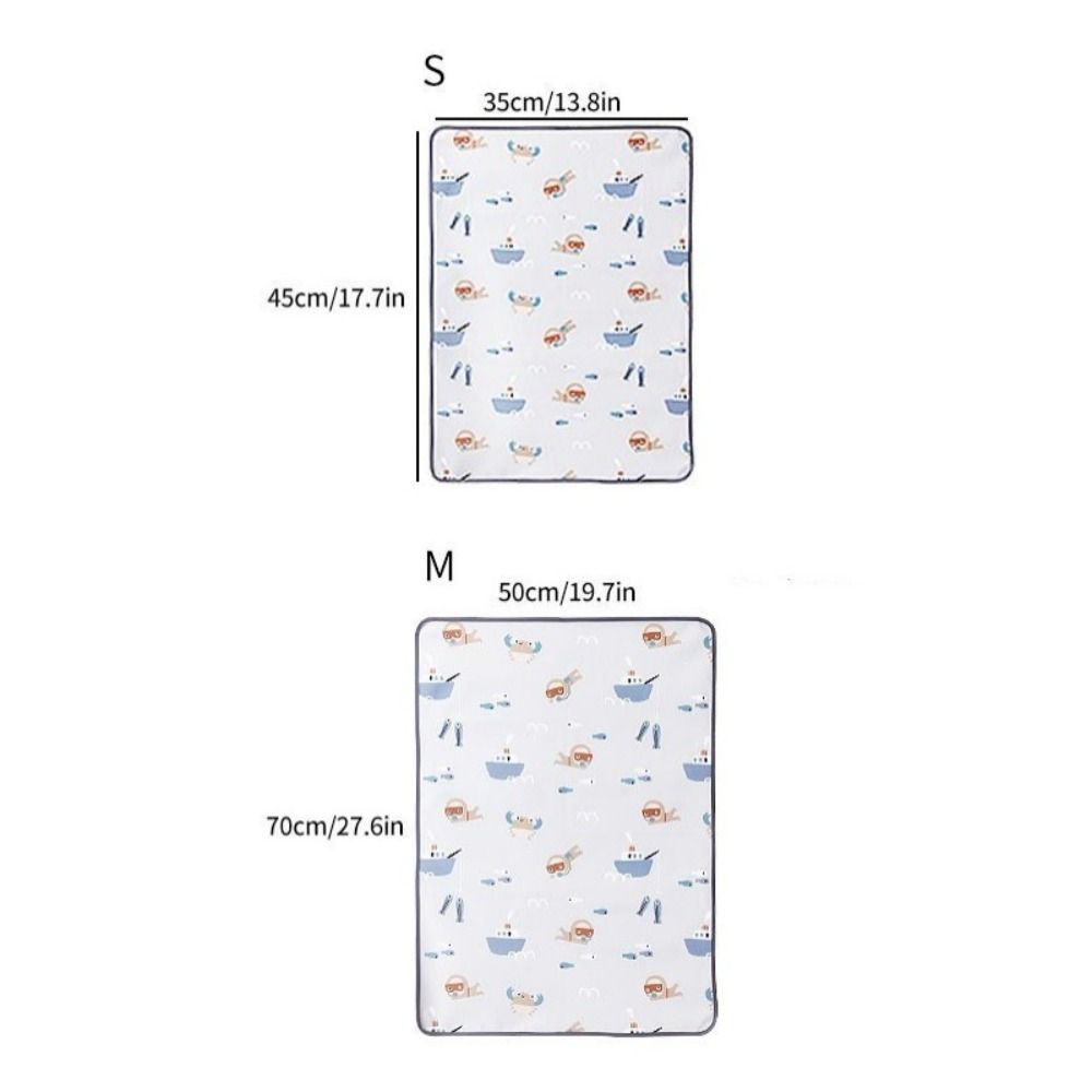 Waterdichte Baby Luiertafel Mat Ademende Bedbeschermer Luiers Zacht Beddengoed Urinepads Baby