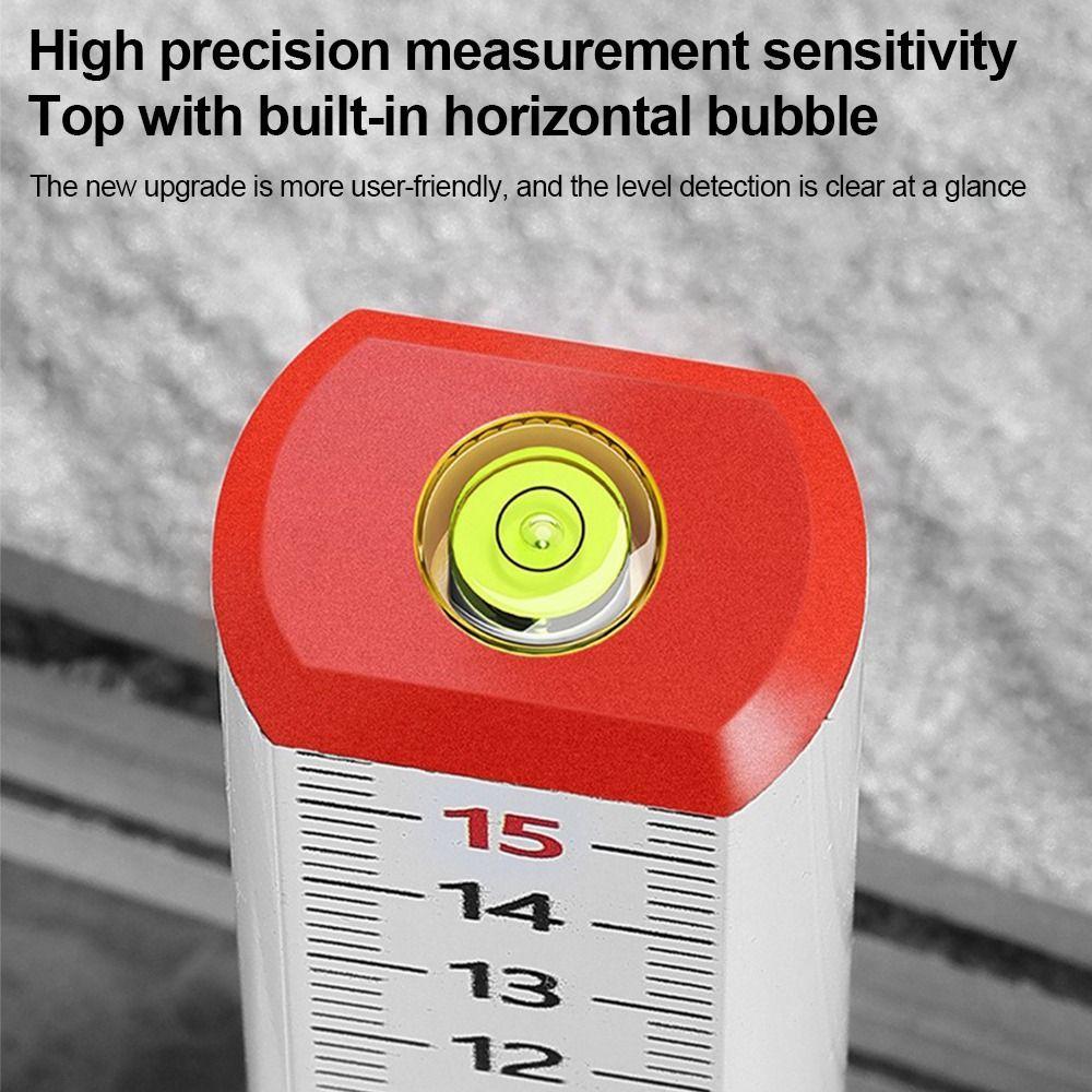Aluminum Alloy Tile Leveling Tool High Precision Positioning Ruler Height Gauge  Floor Construction