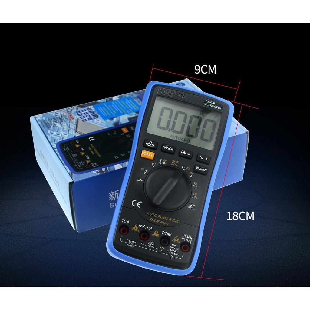 DT-17N High Precision Multimeter HD LCD Display Multimeter Portable Automatic Digital Instrument Tester
