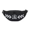 NY Yankees Color Block Arrow Sports Trend Workwear Nylon Waist Bag Unisex Waist Bag Black 3AHSM032N-50BKS