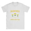 Unisex TShirts Hello Darkness My Old Friend  Novelty  Cotton Tee Shirt Short Sleeve  T Shirt Crew Neck Clothing Plus Size