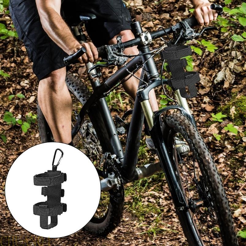 A1A2 Road Bike Speakers Mount Belt with Carabiner Bottles Stand Portable Bike Speakers Belt Cycling Accessory Easily Install