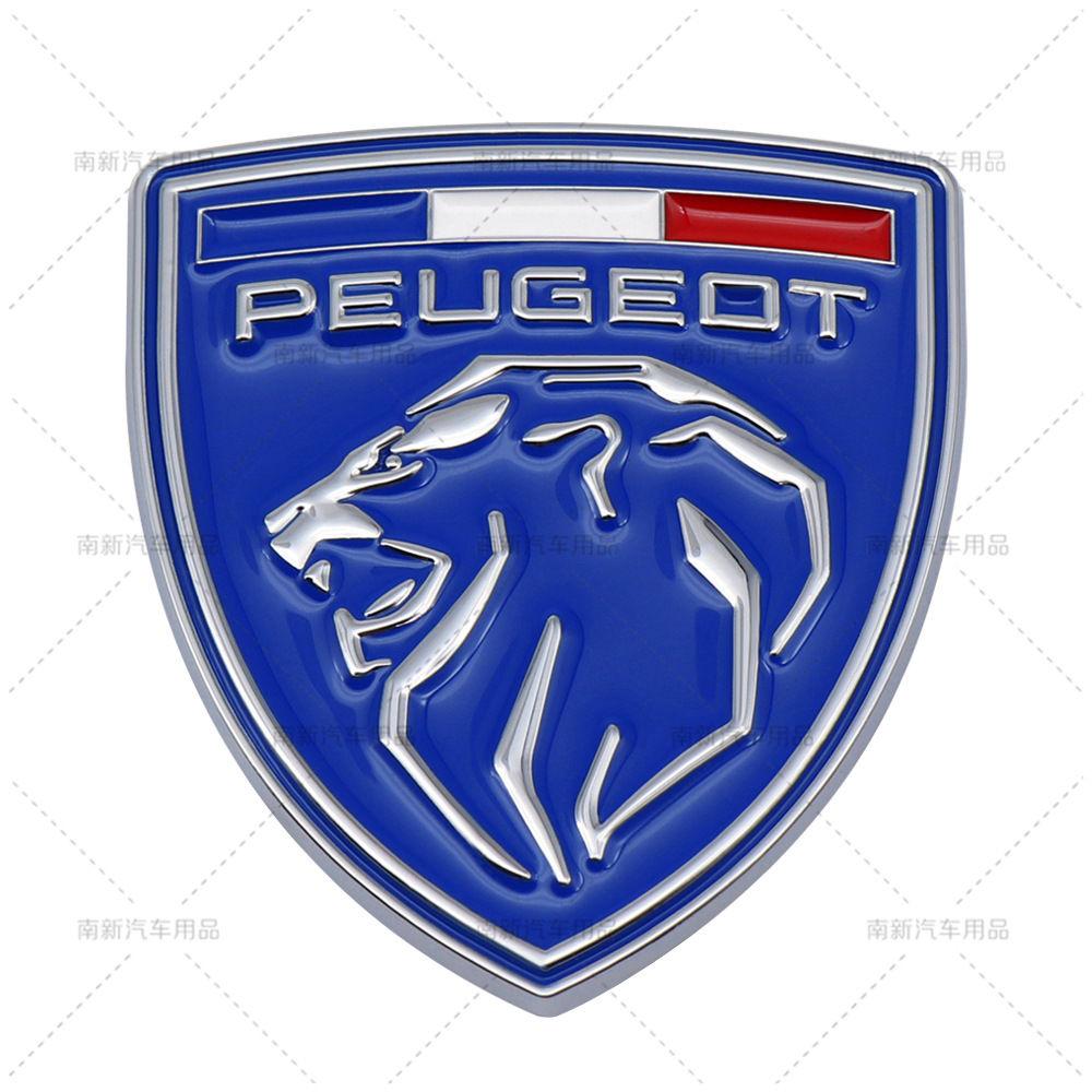 Emblème Métallique d'Aile Latérale de Voiture Badge Lion pour Coffre Arrière pour Peugeot GT LINE 107 308 306 106 Rifter 206 208 307 407 3008 207 2008 508