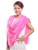 Women's 180cm Rectangular Silk Scarf with Glittered Design