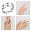 Stilvolle Damen Modische Personalisierte Ringe Edelstahl Schmuck Kundenspezifisch 2 Namen Geburtssteine Anhänger Verlobungsringe Versprochenes Gewinnspiel
