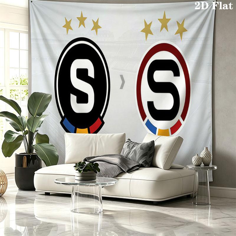 Iron Sparta Wall tapestry, aesthetic printed fabric blanket, suitable for bedroom, living room, and home decor.