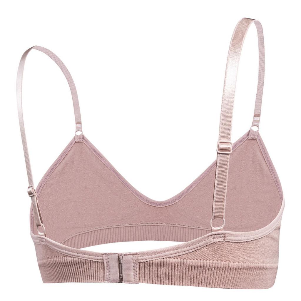 Ribbed V Neck Wireless Bra
